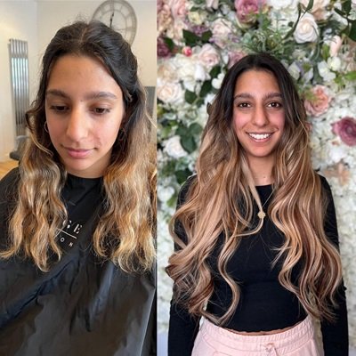 Keratin Bond Hair Extensions Transformations in London