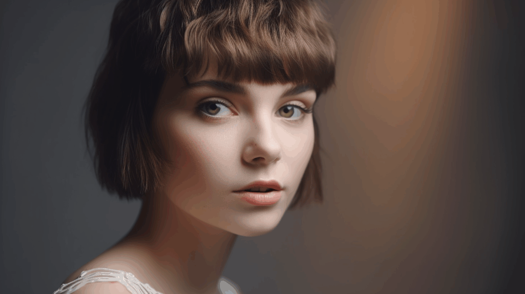 Image of a woman with Micro-Baby Bangs