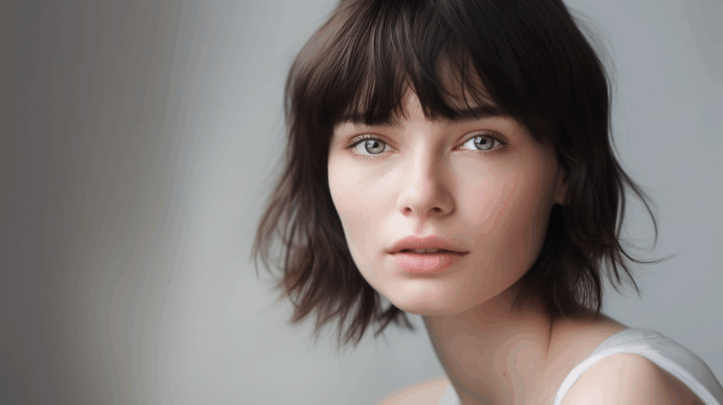 Image of a woman with Subtle Bangs