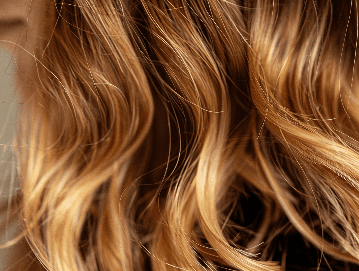 Toner with blowdry showing refreshed tone and natural-looking shine in a modern salon.