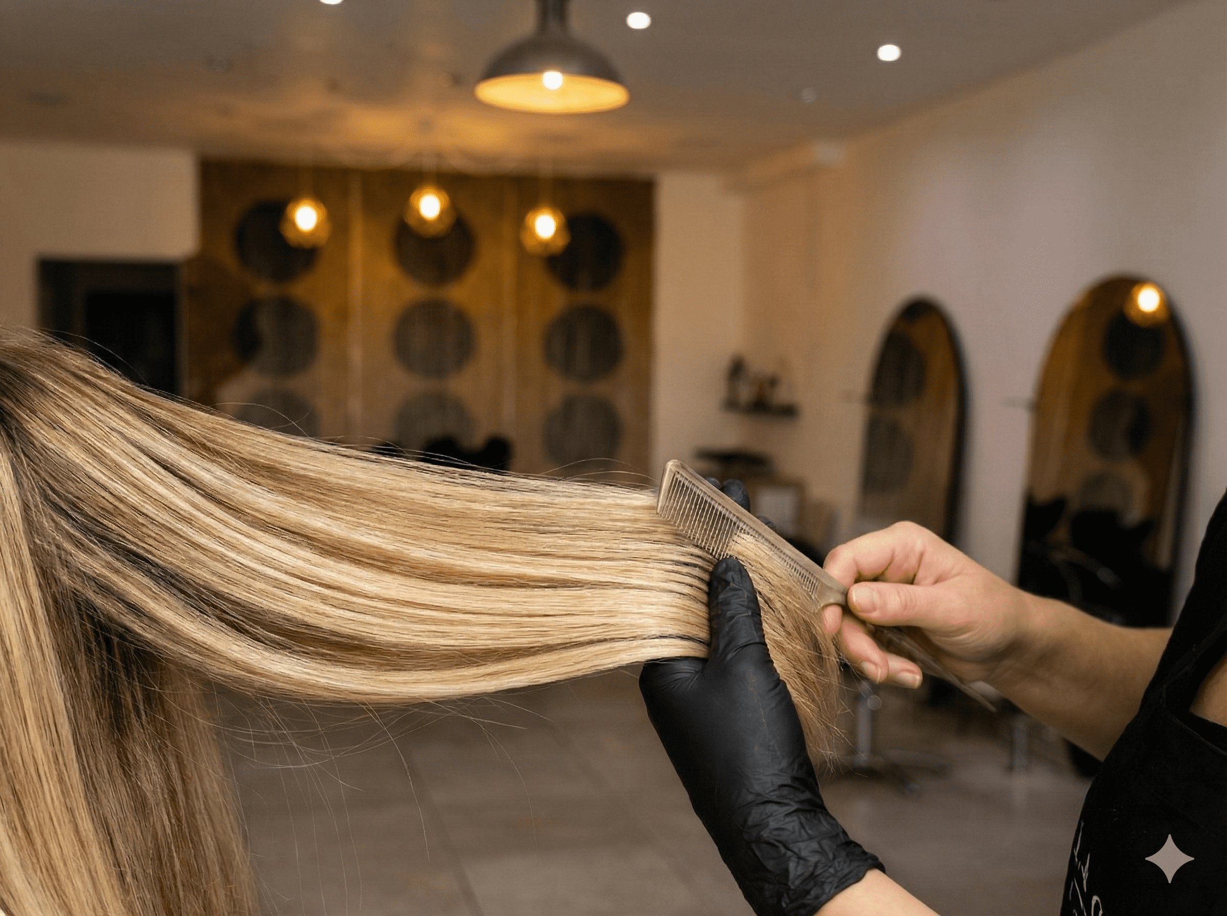 Hair integrity assessment before blonding